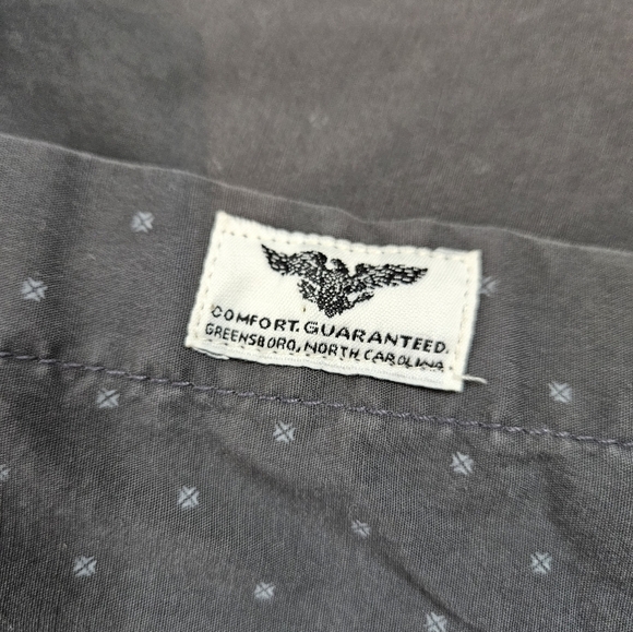 Wrangler Flex Comfort Gray Long Sleeve Button Down Shirt Size Medium Men's - Picture 7 of 11